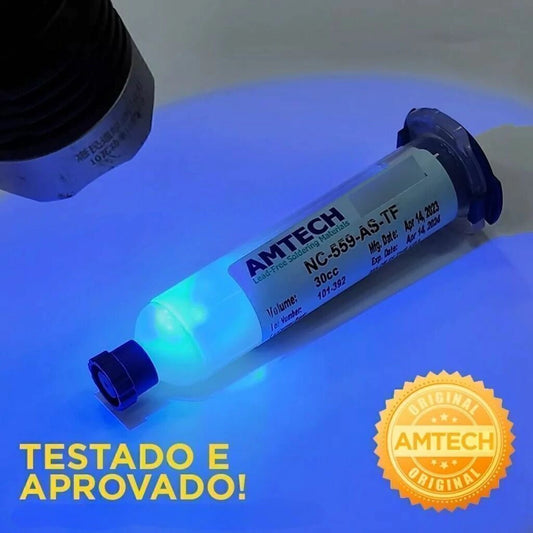Fluxo de Solda em Pasta Amtech NC559 TF 28M Lead Free Original